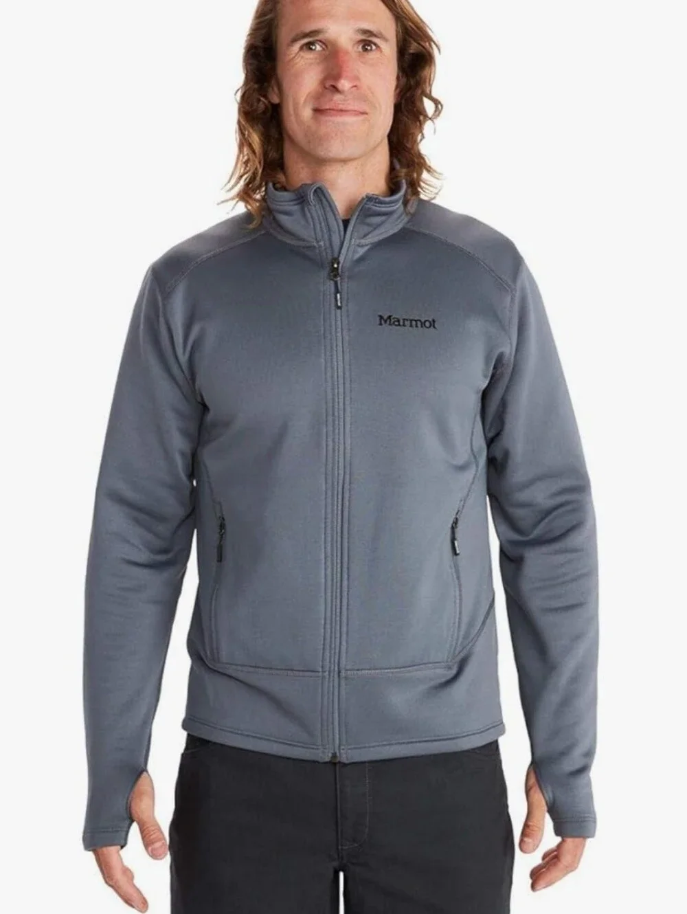NWT Marmot Olden Polartec Mens Full Zip Jacket Sz S Stargazer Green